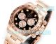 Super clone ARF Rolex Cosmo Daytona Black Diamond Dial 4131 Rose Gold Watch (3)_th.jpg